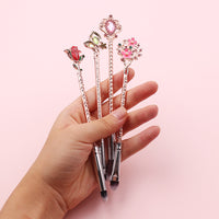 Beauty And The Beast Rose Makeup Brush Portable Makeup Tool Set